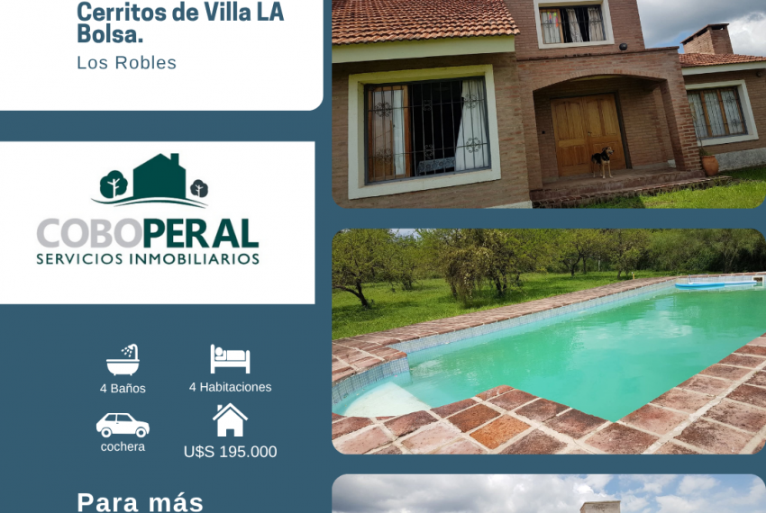 Cerritos de Villa LA Bolsa.